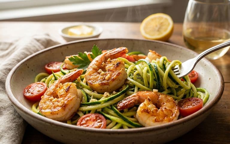 garlic-butter-shrimp-zucchini-noodles