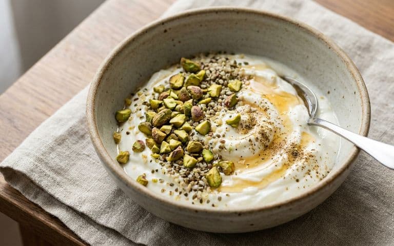 pistachio-hemp-protein-yogurt-bowl
